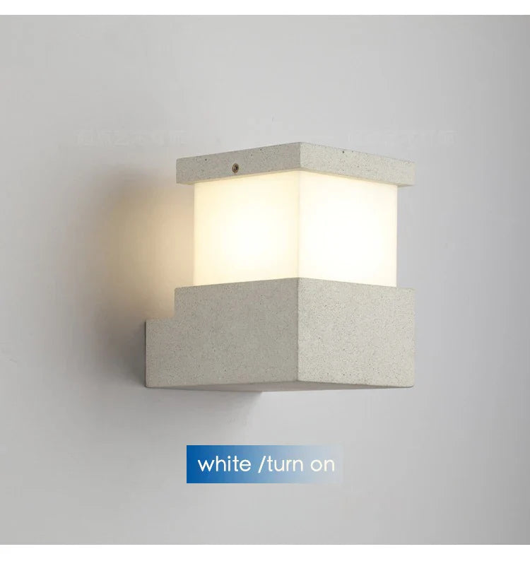 Axyaa Waterproof LED Wall Lamp for Outdoor Garden, 9w Interior Light for Bedroom and Living Room