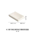 Axyaa Double Layer Heart Plates Set - Breakfast Dessert Tableware