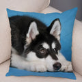 Siberian Husky Pillowcase - Axyaa Animal Cushion Cover, Decor, Cute, Dog Print