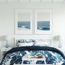 Blue Ocean Wave Beach Wall Art Canvas Prints by Axyaa - Coastal Posters for Modern Home Decor