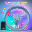 Axyaa Smart RGB Music Ceiling Fan Light with Remote Control and APP Control