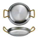 Axya Stainless Steel Crayfish Plate Seafood Rice Pot & Stew Pot for Spanish Recipes