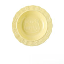 Axyaa French Dodo Cat Embossed Ceramic Dessert Plate Tray for Cake and Fruit