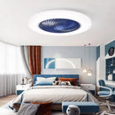 Axyaa Smart Ceiling Fan Lamp with Invisible Blade & Silent Retractable Design, Various Colors