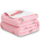 Axyaa 6-Layer Cotton Duvet & Chiffon Towel Set for Adults & Children