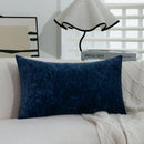 Axyaa Chenille Throw Pillowcase 30X50cm Solid Color Cushion Cover for Living Room