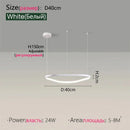 Axyaa Modern Designer Circular Pendant Light for Bedroom and Living Room