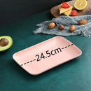 Axyaa Wheat Straw Melamine Rectangular Plate Set for Healthy Dining