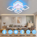 Axyaa Modern LED Ceiling Chandelier for Living Room Bedroom Kitchen, Decorative Lighting