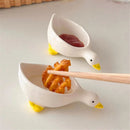 Axyaa Ceramic Duck Seasoning Dish Set - Cute Design Mini Bowl for Afternoon Tea