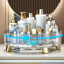 Axyaa 360 Rotating Makeup Organizer & Perfume Storage - Large Capacity Round Organizer