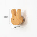 Cute Animal Wooden Hooks for Wall Keychain Coat Hanger Axyaa Home Decor