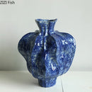 Axyaa Retro Ceramic Vase for Stylish Table Decor and Floral Arrangements