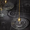 Axyaa Water Drop Chandelier: Modern Nordic Minimalism Saucer Pendant Light