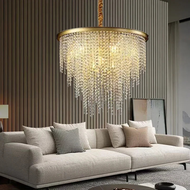 Axyaa Retro Style E14 LED Pendant Lights in Black/Gold Finish
