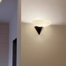 Nordic Glass Mirror Wall Lamp by Axyaa - Vintage Bauhaus Design Night Light
