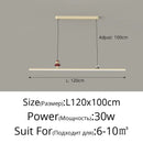 Axyaa Wood Chandelier: Minimalist High-End Pendant Lamp for Living Room