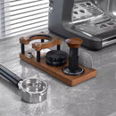 Axyaa Solid Wood Coffee Powder Pressing Base - Coffee Tool Storage Seat - Coffee Handle Bracket