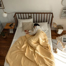 Axyaa Queen Summer Blanket: Soft Cotton Quilt, Breathable, Skin-Friendly
