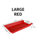 Axyaa Large Rectangular Skewer Tray for BBQ and Fried Skewers