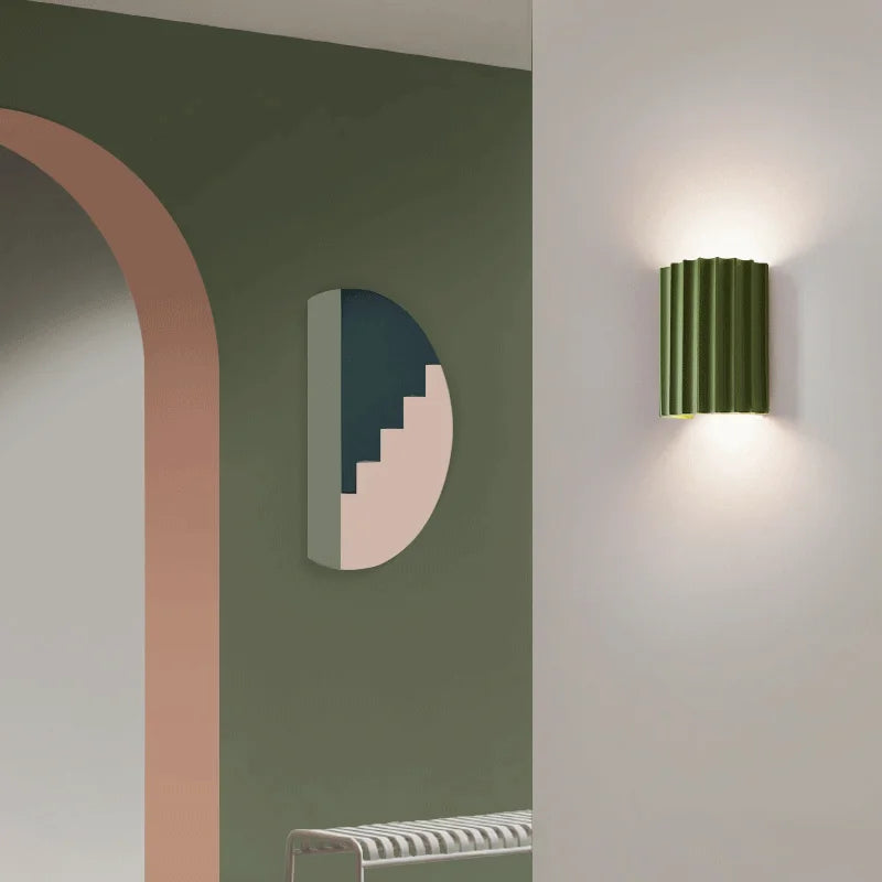 Axyaa Nordic Resin Wall Lamp for Modern Home Decor