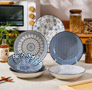 Axyaa Sushi Plate Set - Creative Small Dessert Plate BBQ Hot Pot Fruit Plate (4pcs)