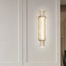 Axyaa Modern Luxury Bubble LED Crystal Glass Wall Lamp in Gold Color