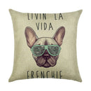 Axyaa Linen Pillowcase: Cartoon Digital Print Pattern for Office, Car, Home Sofa