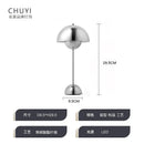 Axyaa Modern Mushroom LED Table Lamps for Bedroom, Bar, and Office