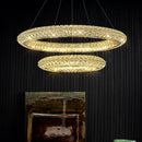 Axyaa Luxury Crystal Chandeliers for Home Villa Lighting in Living Dining Room