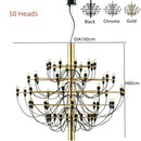 Axyaa Scandinavian Designer Ceiling Chandelier LED Pendant Lamp for Home Decor