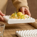 Axyaa Double Layer Heart Plates Set - Breakfast Dessert Tableware
