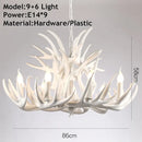 Axyaa Antler Chandelier Pendant Lamp | Nordic Style Hanging Lights for Bar and Bedroom