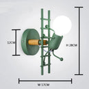 Axyaa Cute Doll Wall Light for Bedroom - LED Indoor Sconce Home Decors