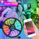 Axyaa Bluetooth RGB LED Strip Lights 5M Music Sync TV Party Decor