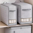 Axyaa Duvet Blanket Storage Organizer: Dustproof Clothes & Quilt Wardrobe Sorting Bag
