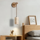 Axyaa LED Wall Light Yellow Travertine Bedroom Design Bedside Lamp
