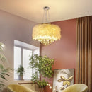 Axyaa Feather Chandelier: Simple, Elegant, Romantic LED Lighting Fixture