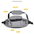Axyaa Large Capacity Mommy Storage Bag - Crossbody Portable Diaper Organizer