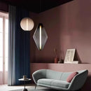 Axyaa Glass Chandelier LED Pendant Light - Nordic Style Bedroom Living Kitchen Decor