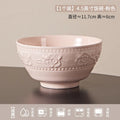 Axyaa French Cream Style Rice Bowl Set