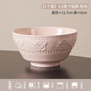 Axyaa French Cream Style Rice Bowl Set