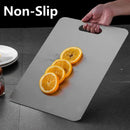 Axyaa Stainless Steel Cutting Board Set - Non-Slip Kitchen Chopping Boards