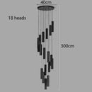 Axyaa Nordic Stair Chandelier Living Dining Room Pendant Ceiling Light