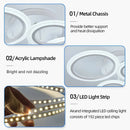 Axyaa Smart LED Ceiling Chandelier with Remote & APP Control for Living Room & Bedroom