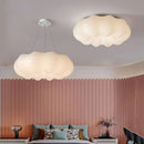 Axyaa White Cloud LED Chandelier for Children's Room & Living Space