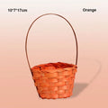Axyaa Hand-Woven Flower Storage Baskets: 3 Shapes for Shopping & Storage