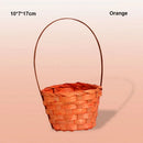 Axyaa Hand-Woven Flower Storage Baskets: 3 Shapes for Shopping & Storage
