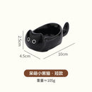 Axyaa Ceramic Cat Dipping Plate Small Bowl for Dining & Kitchen Table Decor