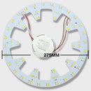 Axya 24W 220V LED Ceiling Light Board with 96 SMD LEDs, Three Light Colors
